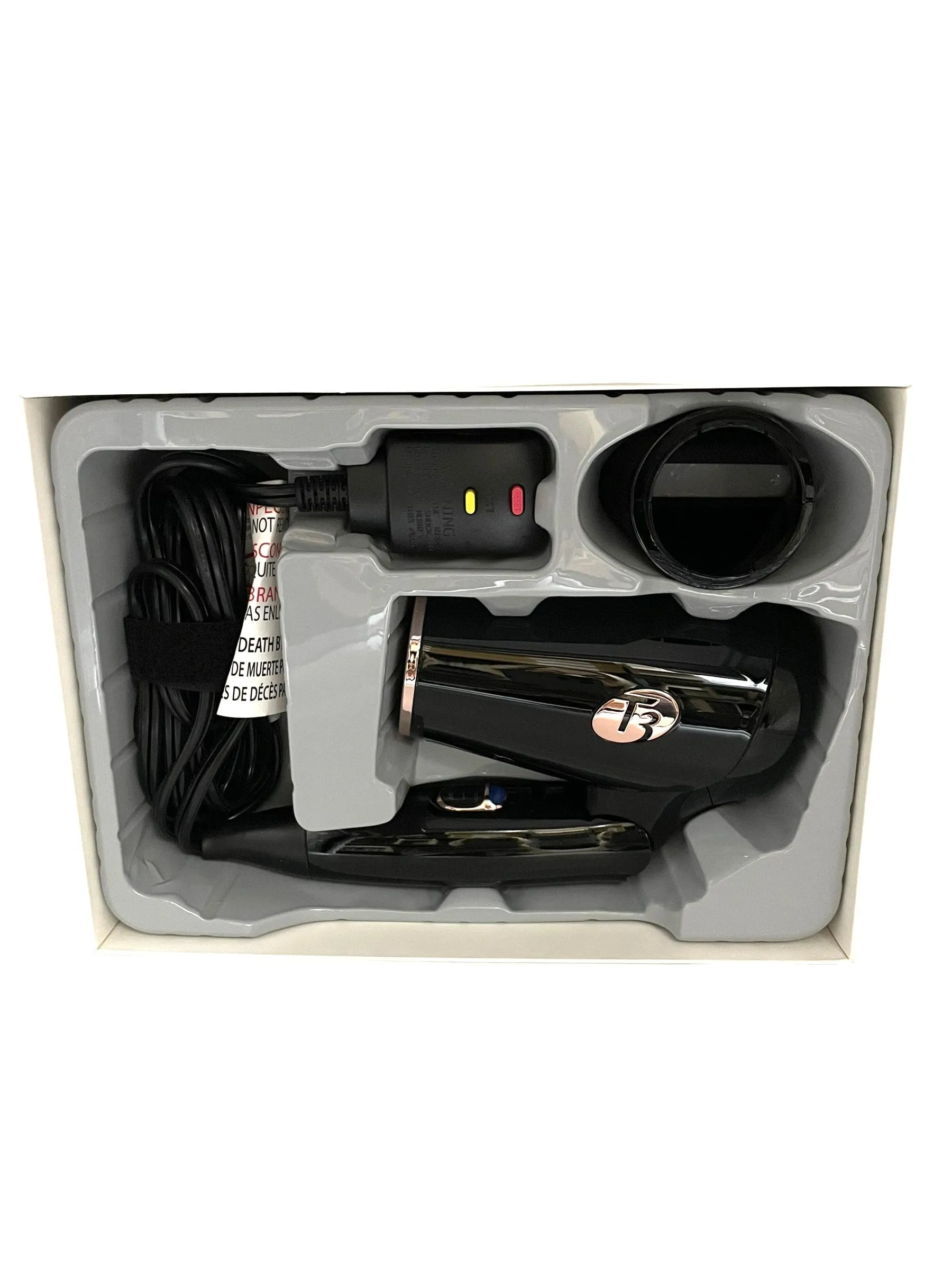 T3 Micro Featherweight Compact Folding Hair Dryer with Dual Voltage Travel Dryer