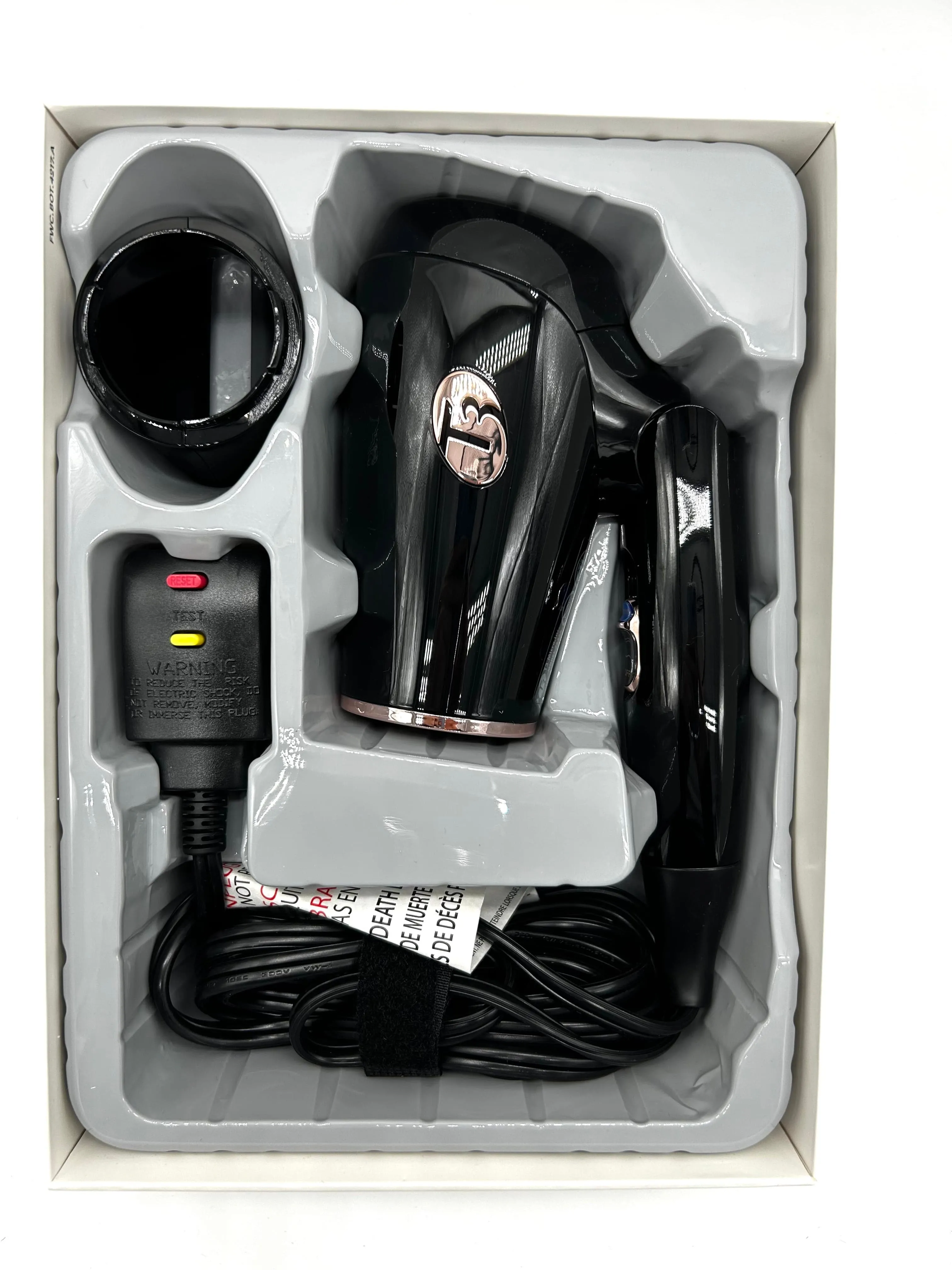 T3 Micro Featherweight Compact Folding Hair Dryer with Dual Voltage Travel Dryer