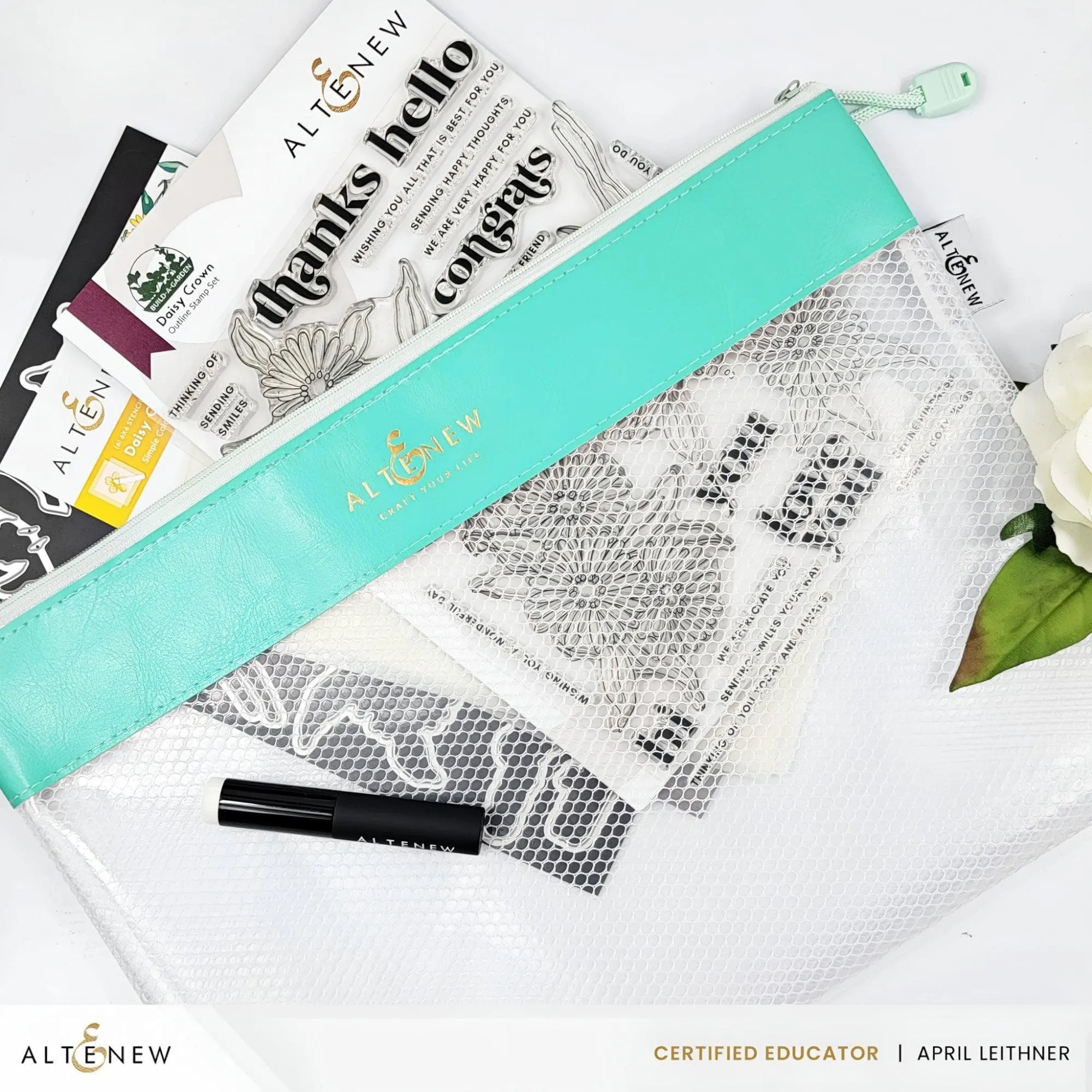 Teal Zip 'n' Stash Pouches Bundle (3 pcs)