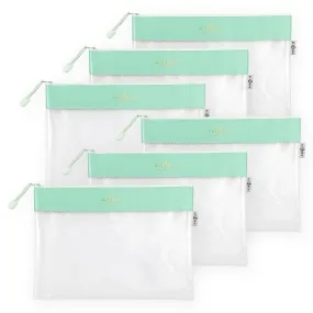 Teal Zip 'n' Stash Pouches Bundle (6 pcs)