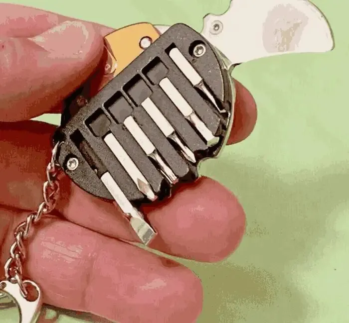 Titanium Coin Box Cutter/Knife   Multi Tool