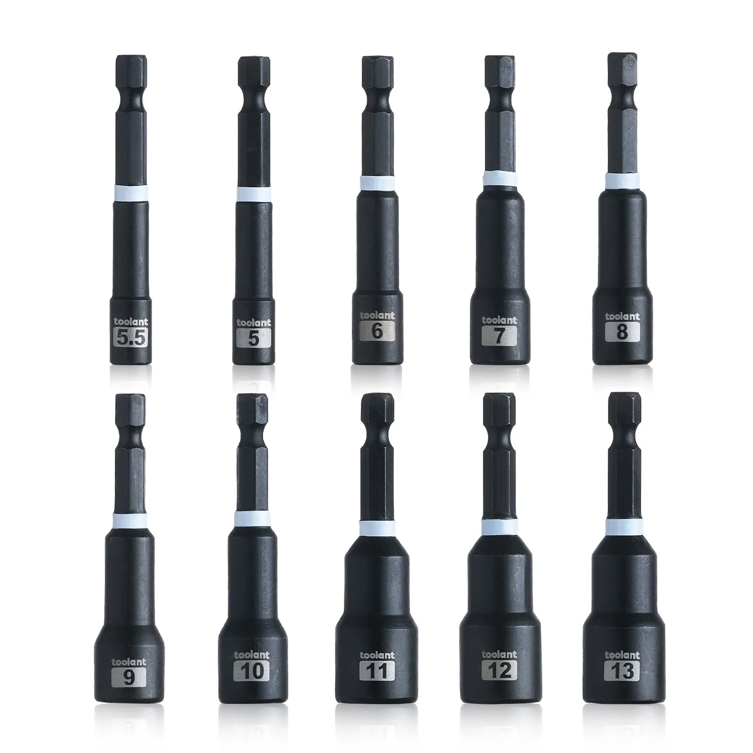toolant Magnetic Nut Driver Bit Set for Impact Driver