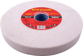 TORK CRAFT GRINDING WHEEL 200X25X32MM WHITE COARSE 36GR W/BUSHES FOR BENCH GRIN TCGR200-5