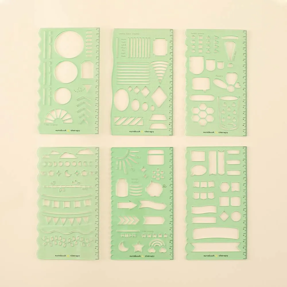 Tsuki Bullet Journal Stencil Set ☾