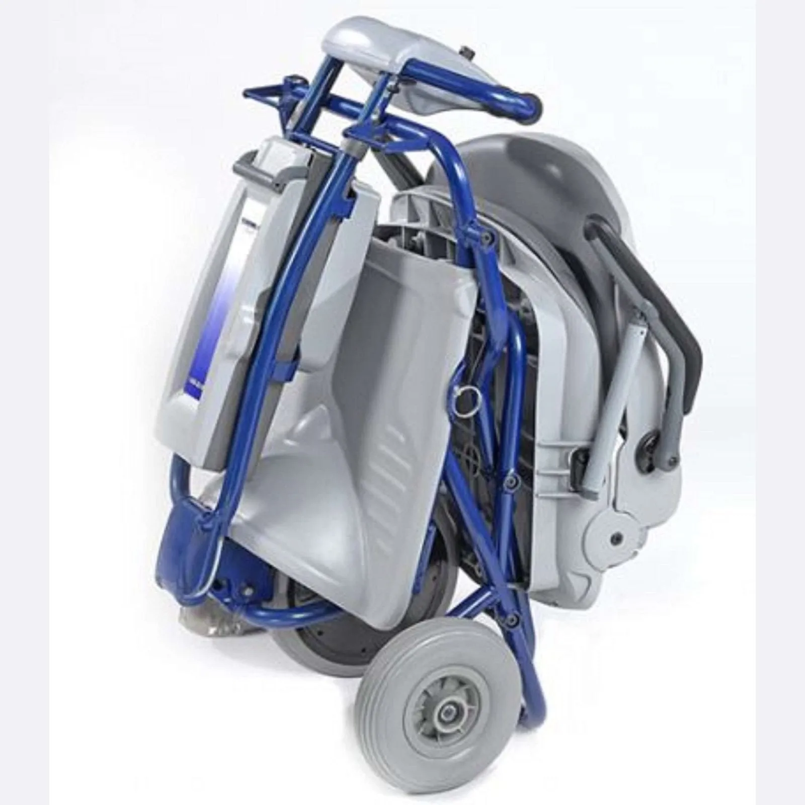 Tzora Elite Portable Compact Lightweight Folding Mobility Scooter Blue