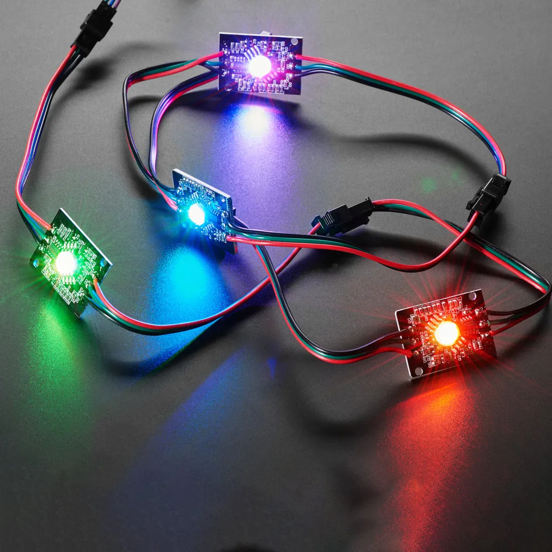 Ultra Bright 4 Watt Chainable RGBW NeoPixel LED - Cool White - ~6000K