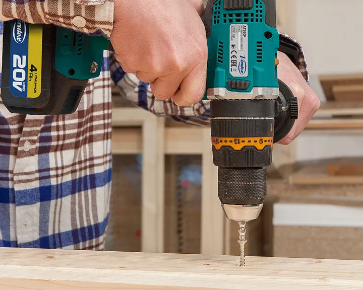 Virutex Cordless Impact Drill/Screwdriver ATB80P (20V 2Ah)
