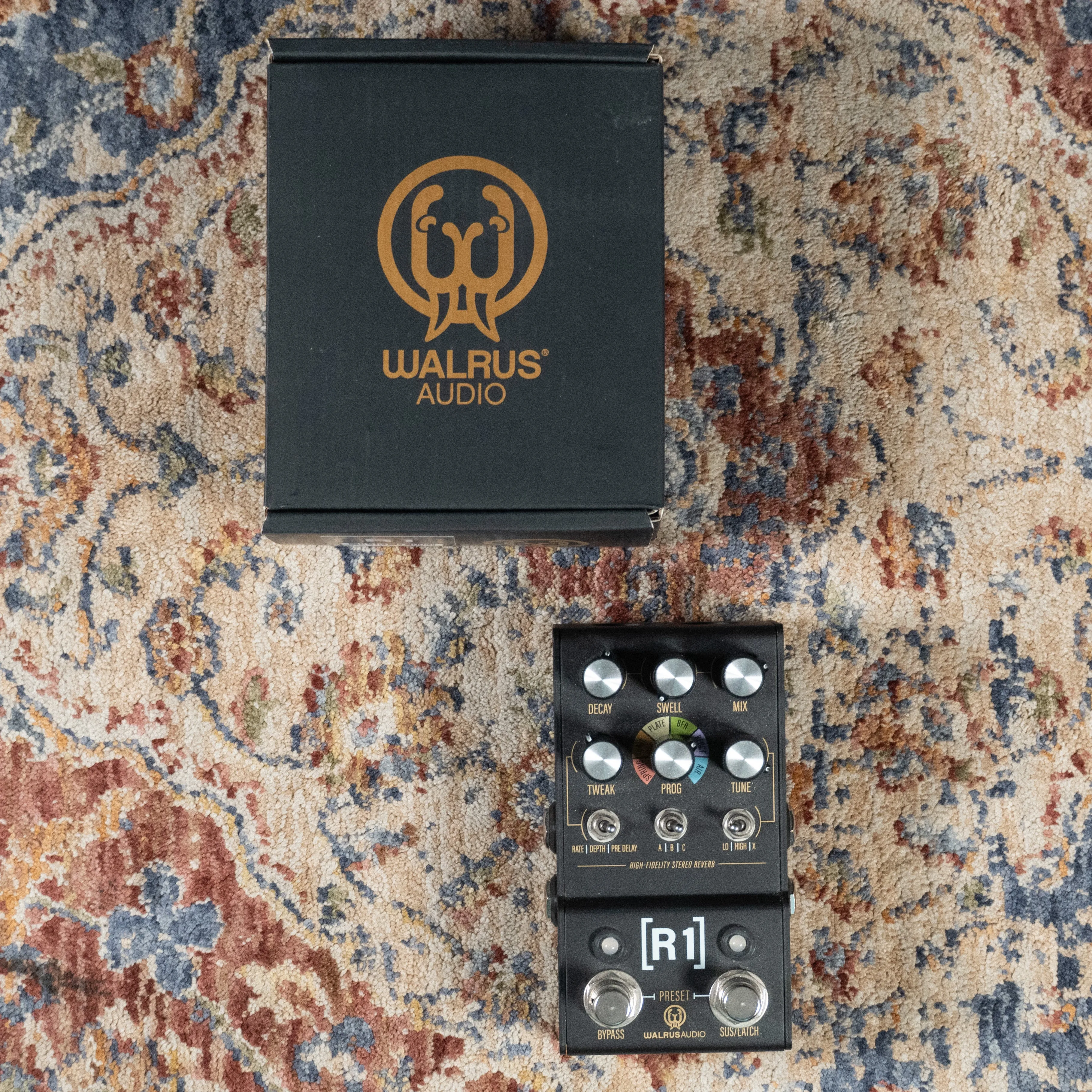 Walrus Audio R1 High-Fidelity Stereo Reverb Effect Pedal W/Box - Used