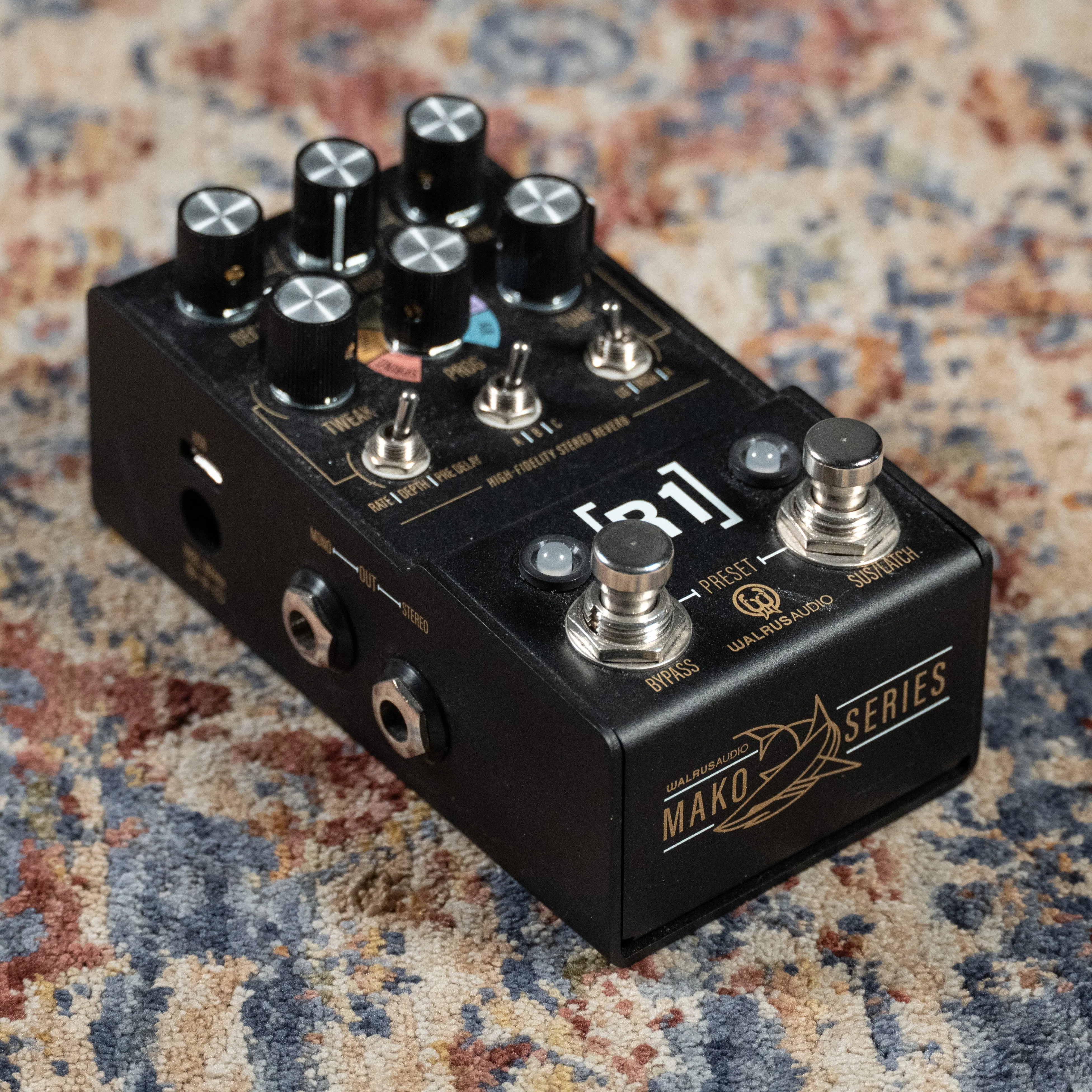 Walrus Audio R1 High-Fidelity Stereo Reverb Effect Pedal W/Box - Used