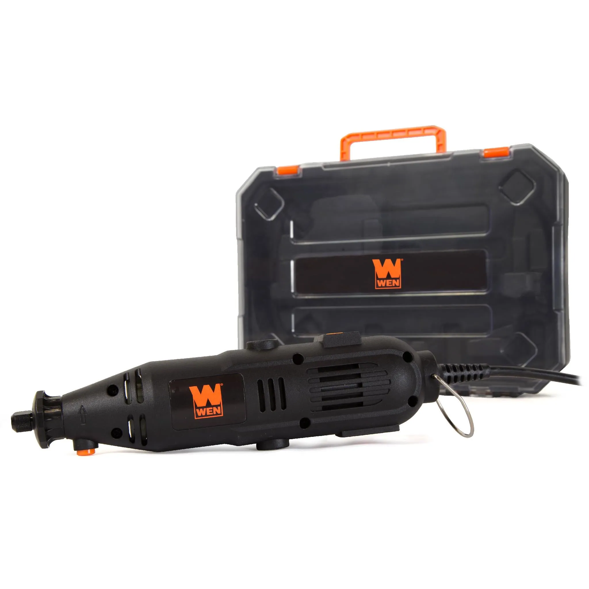 WEN 23103 1-Amp Variable Speed Rotary Tool with 100  Accessories, Carrying Case and Flex Shaft