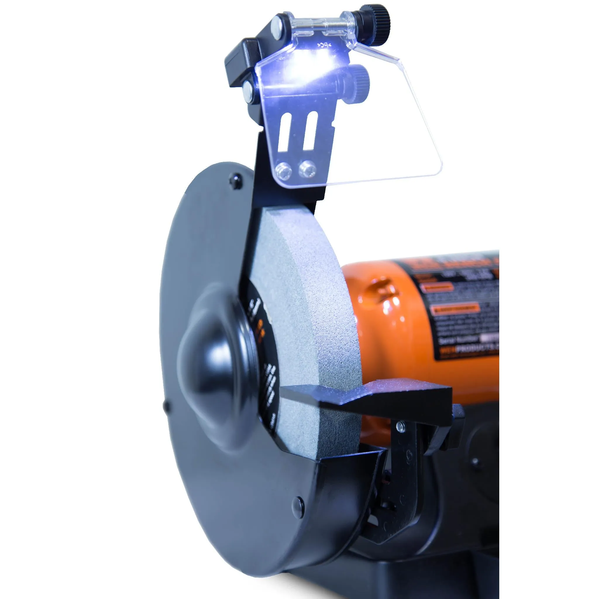WEN BG4282 4.8-Amp 8-Inch Single Speed Bench Grinder with LED Work Lights
