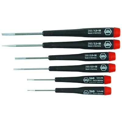 Wiha Tools 26190 7PC SCREWDRIVER SET W/3PHILLIPS &