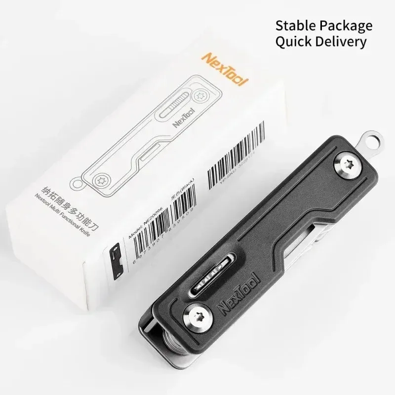 Xiaomi Nextool  EDC Multitools Multifunctional Unpack Knife Scissors Screwdriver Folding Fruit Camping Tool Outdoor Survive Clip