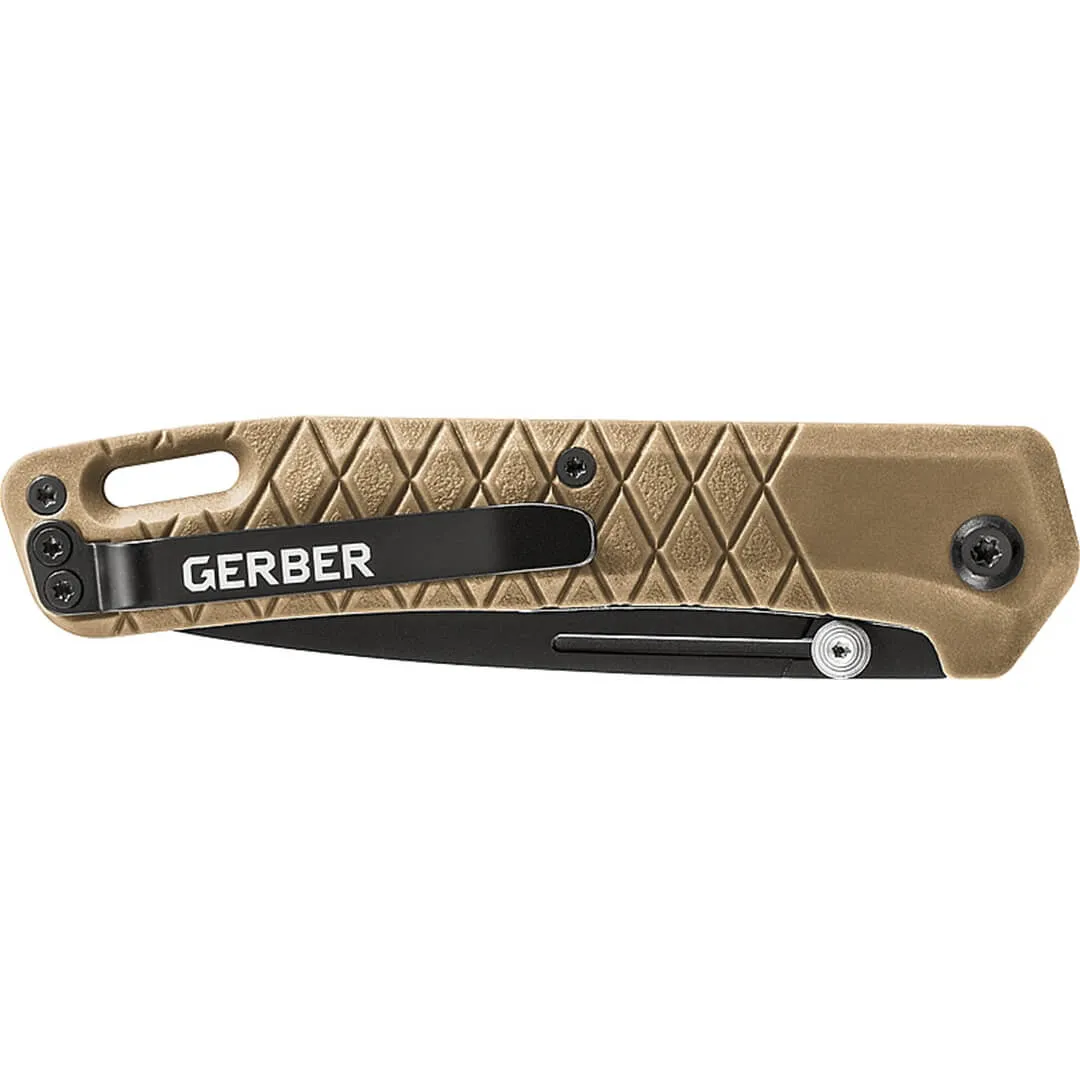 Zilch Folding Blade Clip Knife - Coyote by Gerber